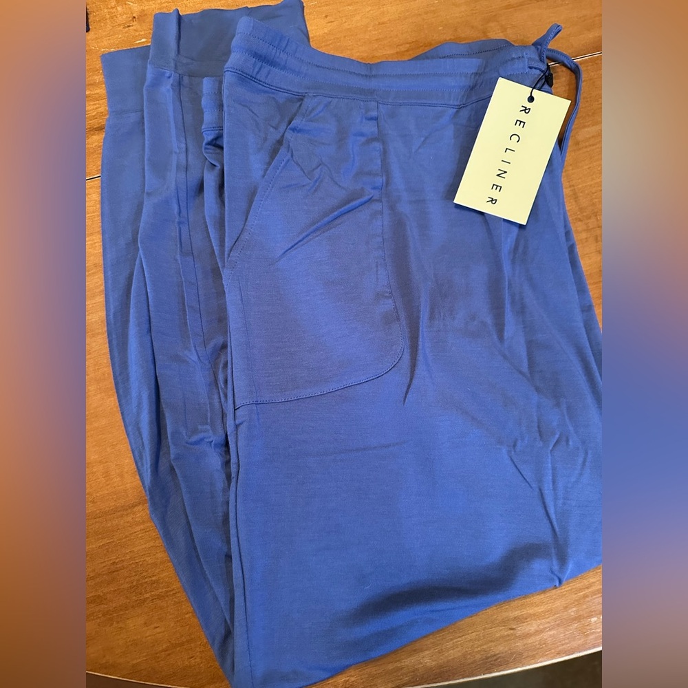 Recliner Modal Jogger Sleep Pants in French Blue NWT-XXL